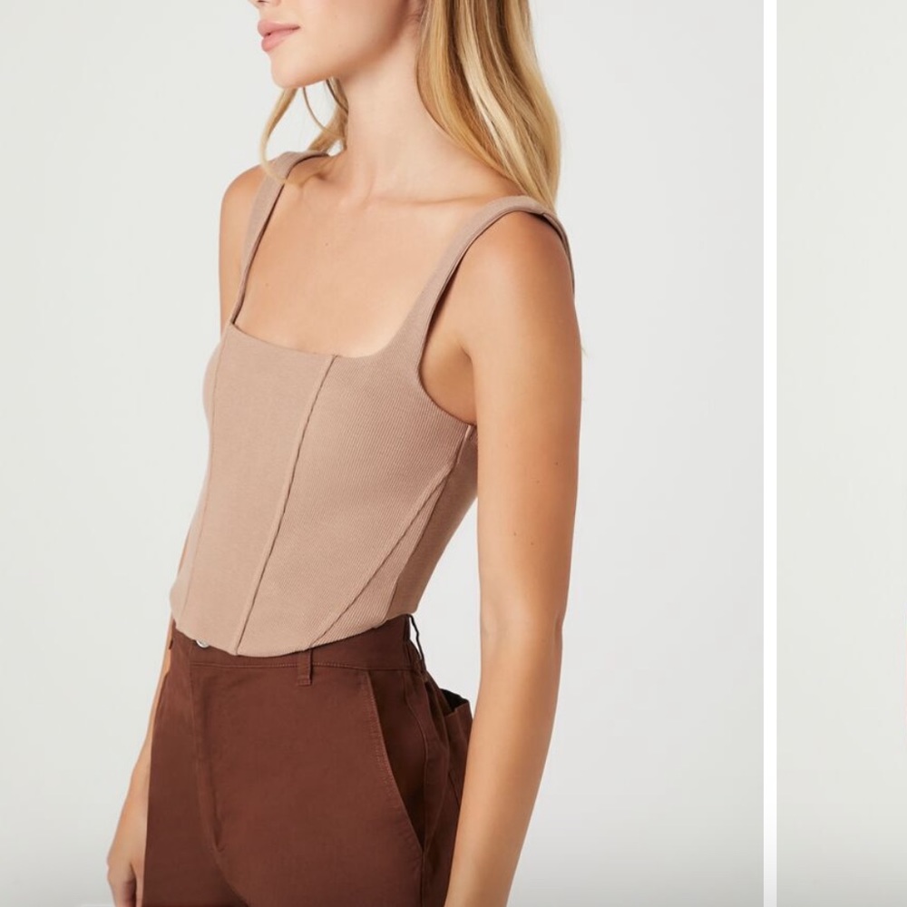 Forever 21 Ribbed Corset. - Picture 4 of 8